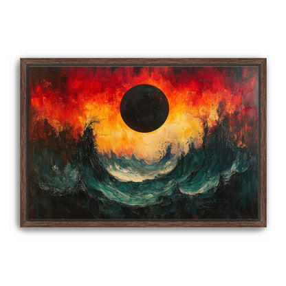 Black Moon Tide  Wall Art