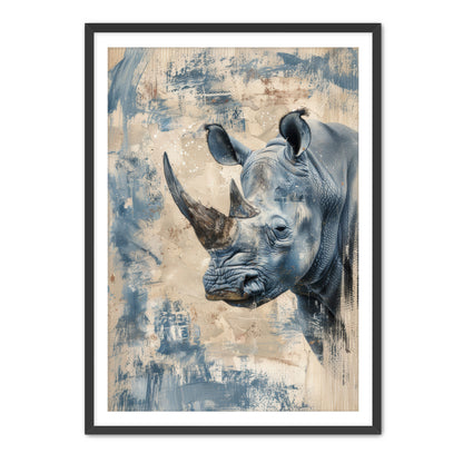 Blue Rhino  Wall Art