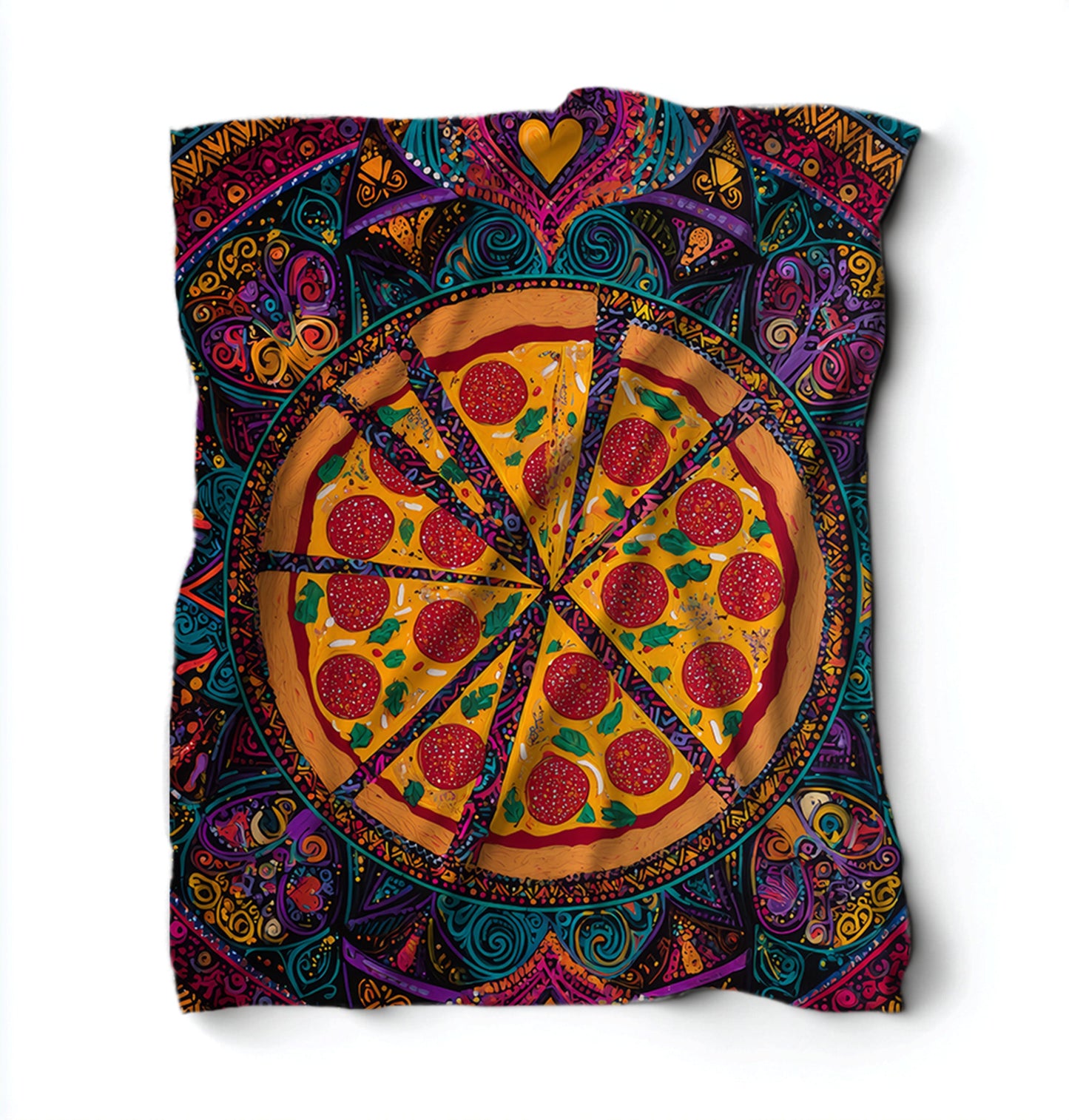 Boho Pizza 2 Blanket