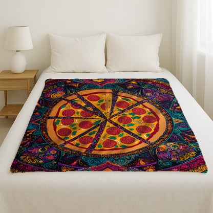 Boho Pizza 2 Blanket