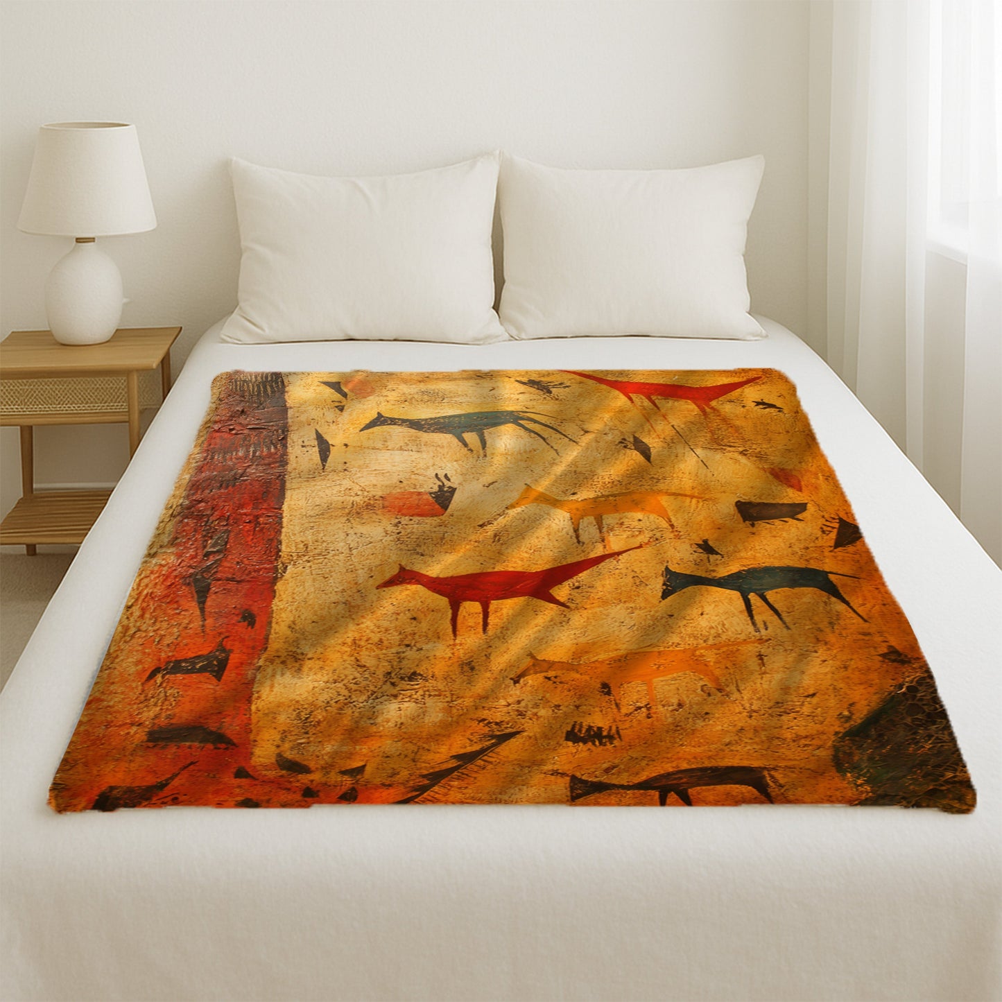 Cave Painting Blanket
