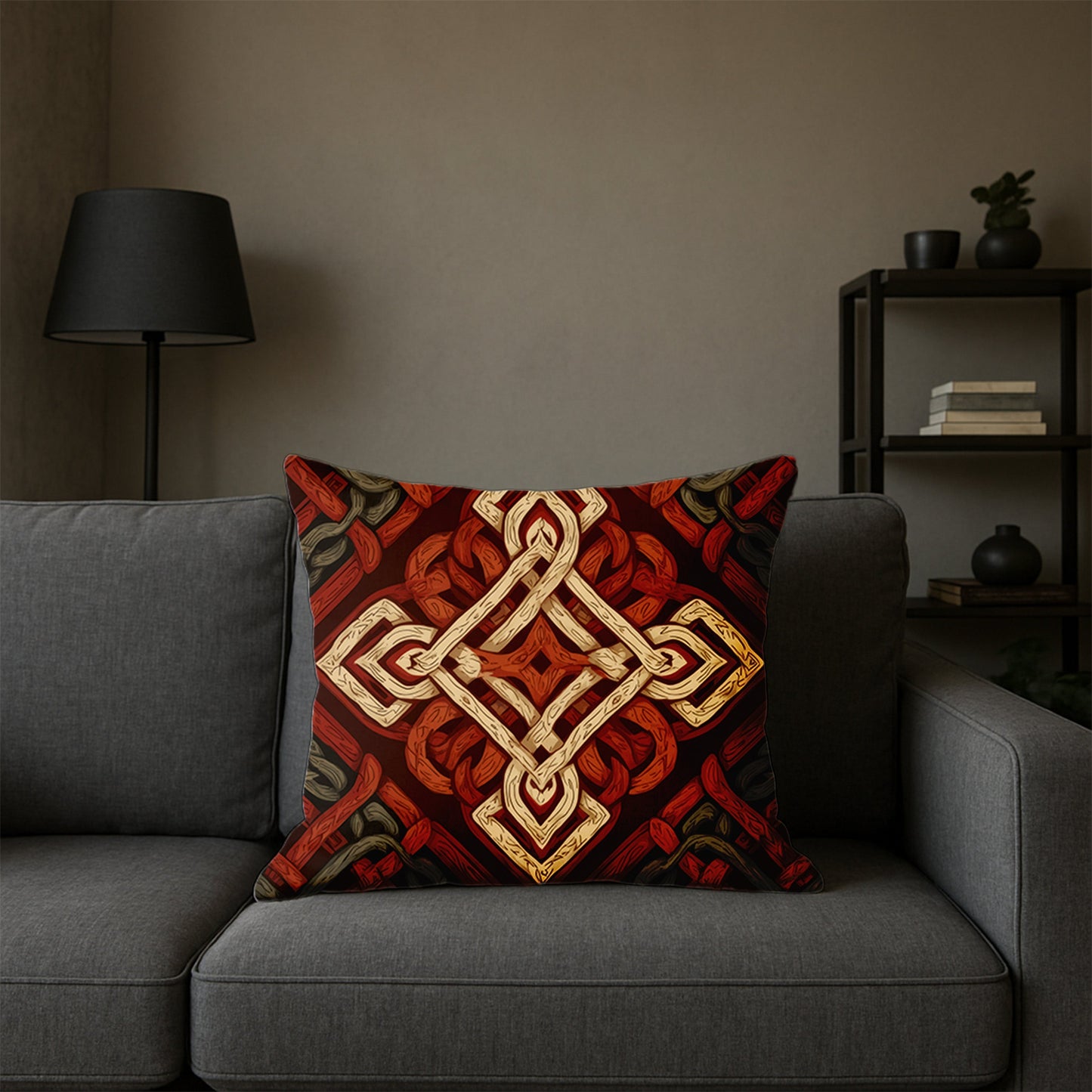 Celtic Knot Tapestry Pillow