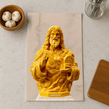 Cheese Sculpture Divine Kitchen Towel