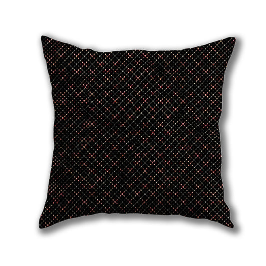 Colorful Pixel Grid Pillow