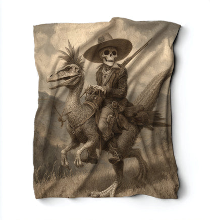 Cowboy Skeleton Blanket