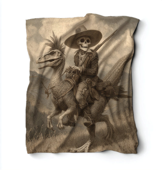 Cowboy Skeleton Blanket