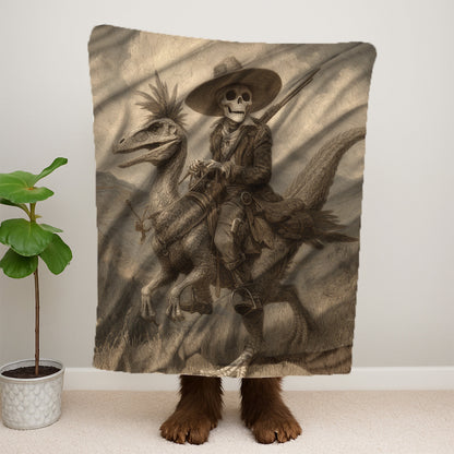 Cowboy Skeleton Blanket