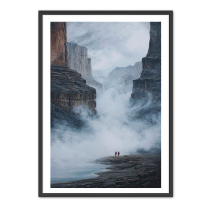 Cowboys in Canyon Wall Art