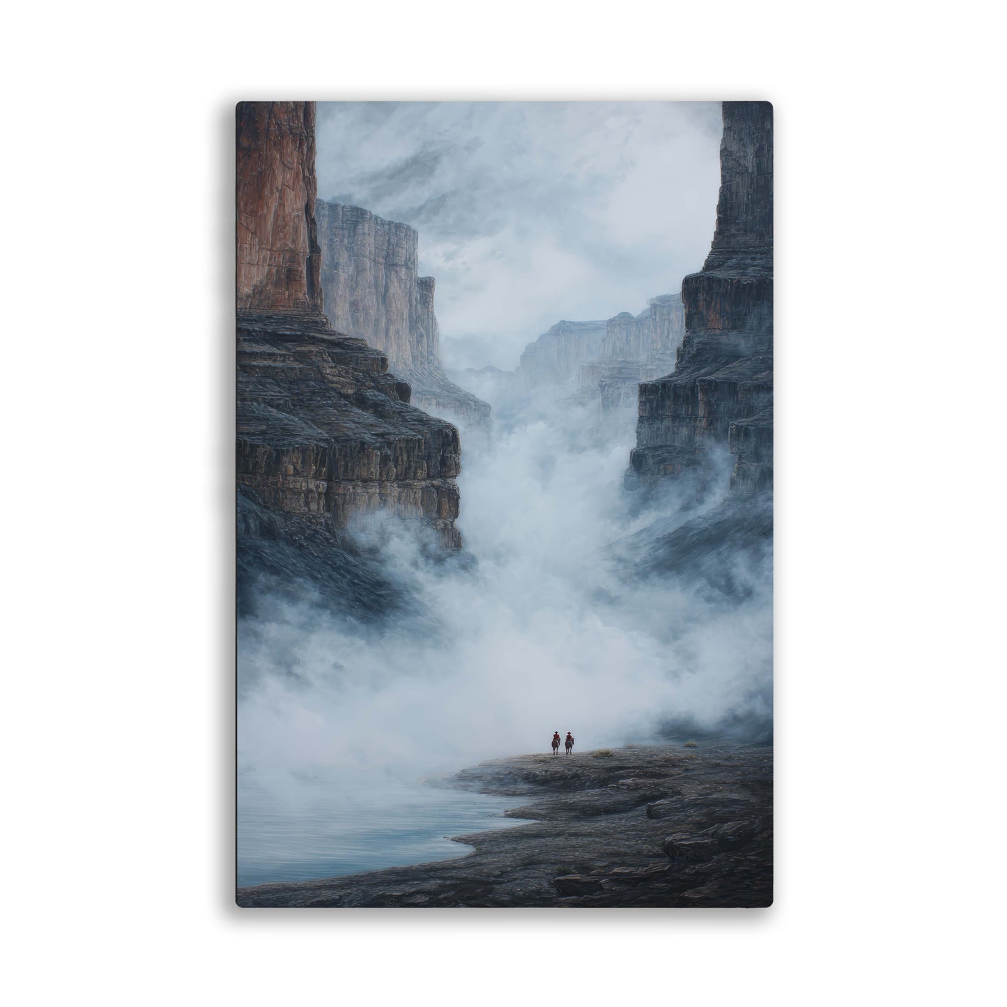 Cowboys in Canyon Wall Art