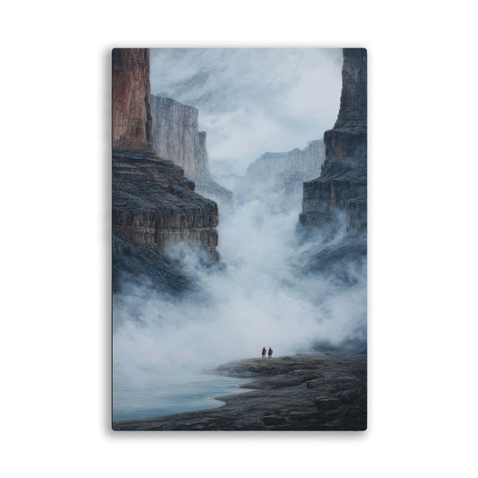 Cowboys in Canyon Wall Art