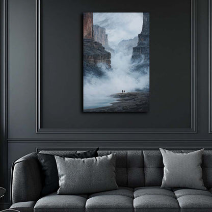 Cowboys in Canyon Wall Art