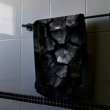 Cracked Earth Surface Hand Towel
