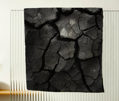 Cracked Earth Surface Hand Towel
