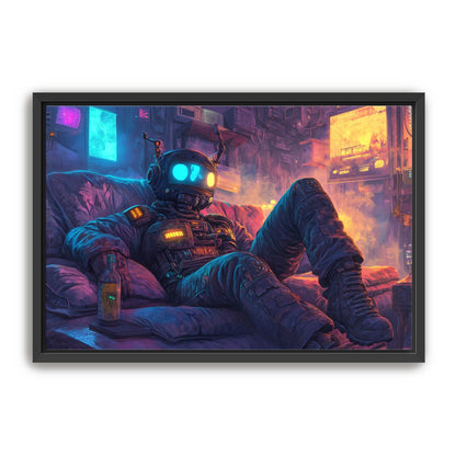 Cyborg and Chill  Wall Art