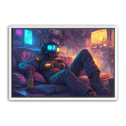Cyborg and Chill  Wall Art