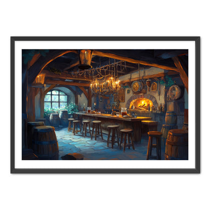 Dashing Deer Tavern  Wall Art
