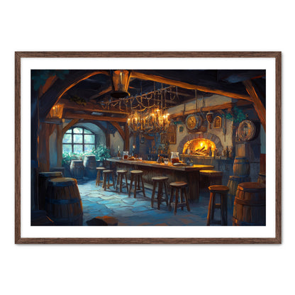 Dashing Deer Tavern  Wall Art
