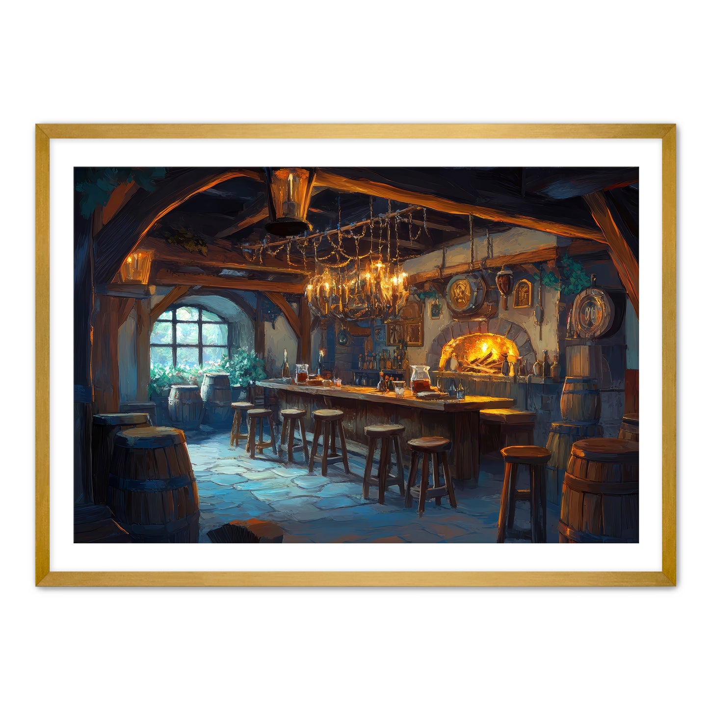 Dashing Deer Tavern  Wall Art
