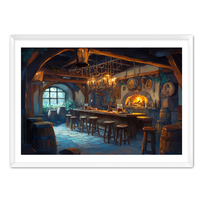 Dashing Deer Tavern  Wall Art