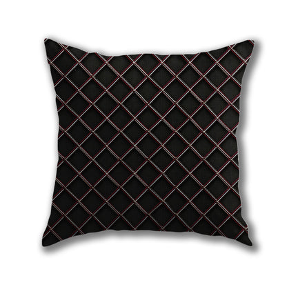 Diamond Grid Pattern Pillow
