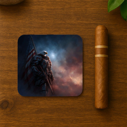 Eagle Sentinel Warrior Coasters