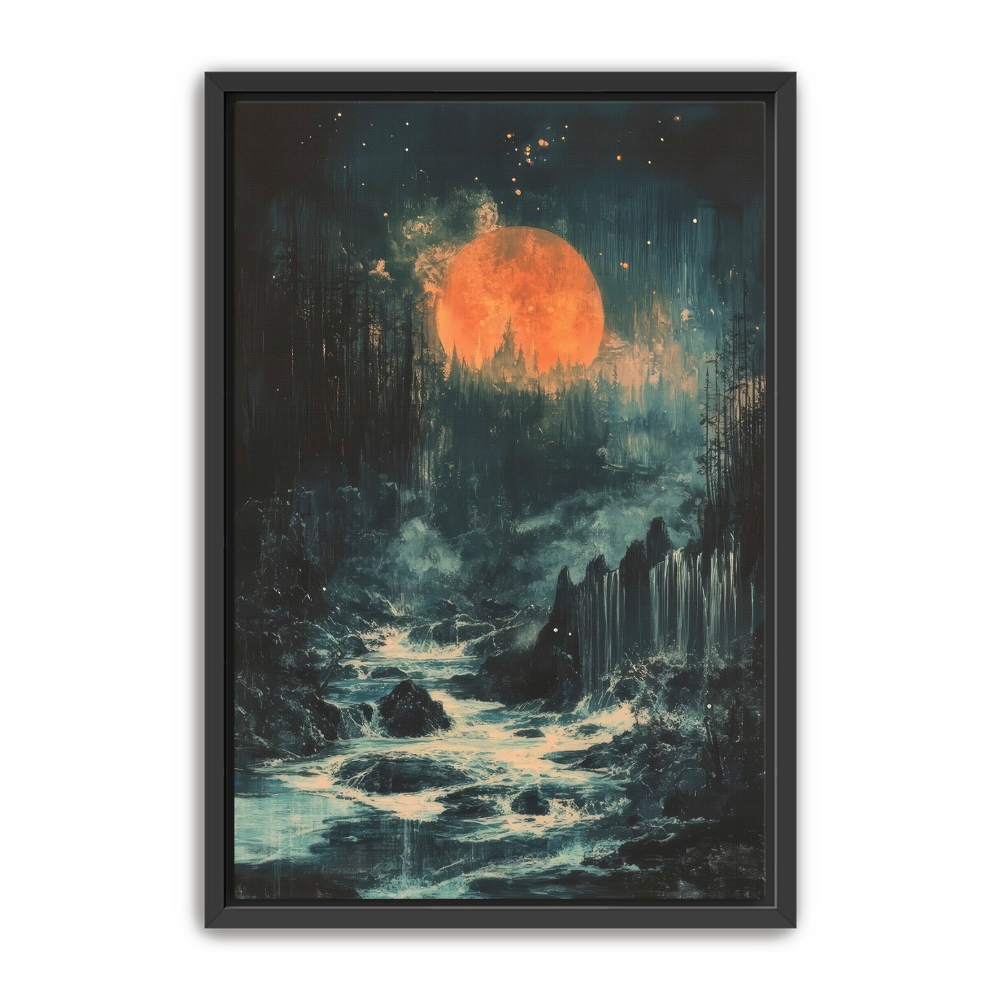 Ember Moon  Wall Art