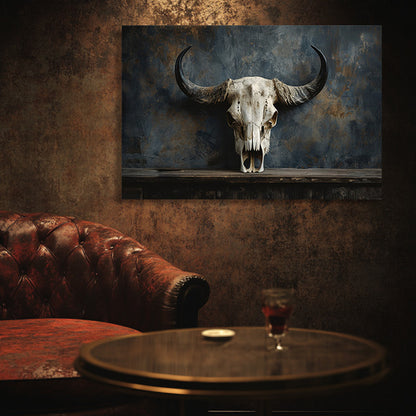 Gothic Bison Skull  Wall Art