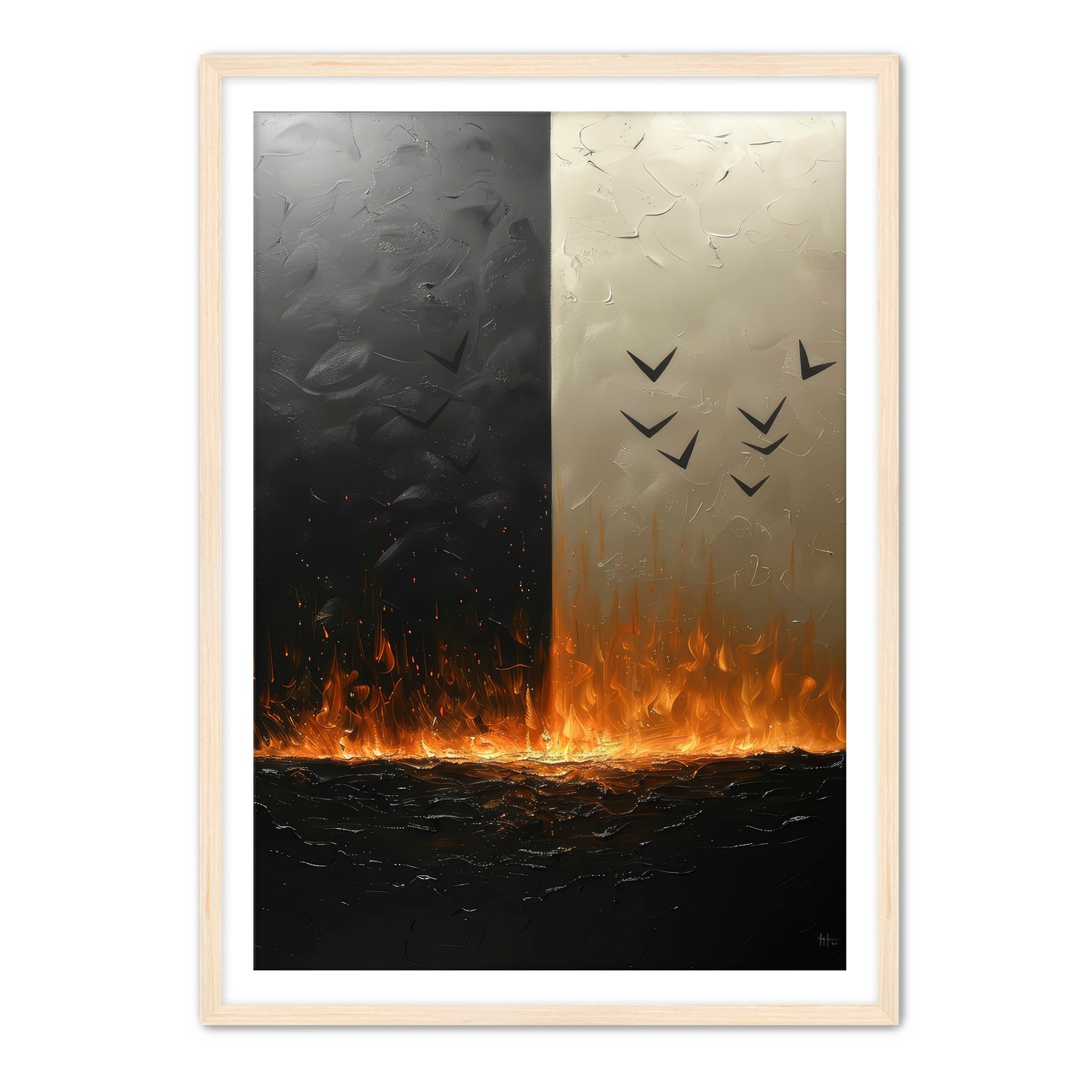 Fire and Foes  Wall Art