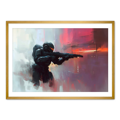 First Assault  Wall Art