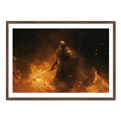 Flame and Frenzy  Wall Art