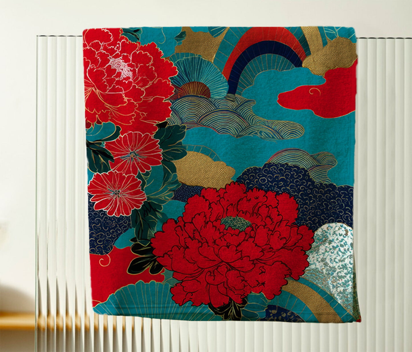 Floral Dreamscape Harmony Hand Towel