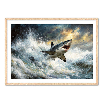 Flying Shark  Wall Art