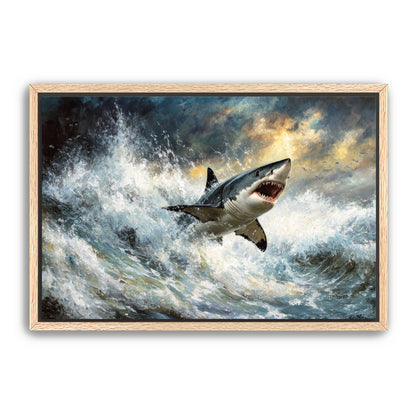 Flying Shark  Wall Art