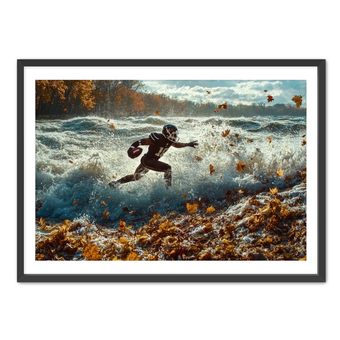 Football Shore  Wall Art