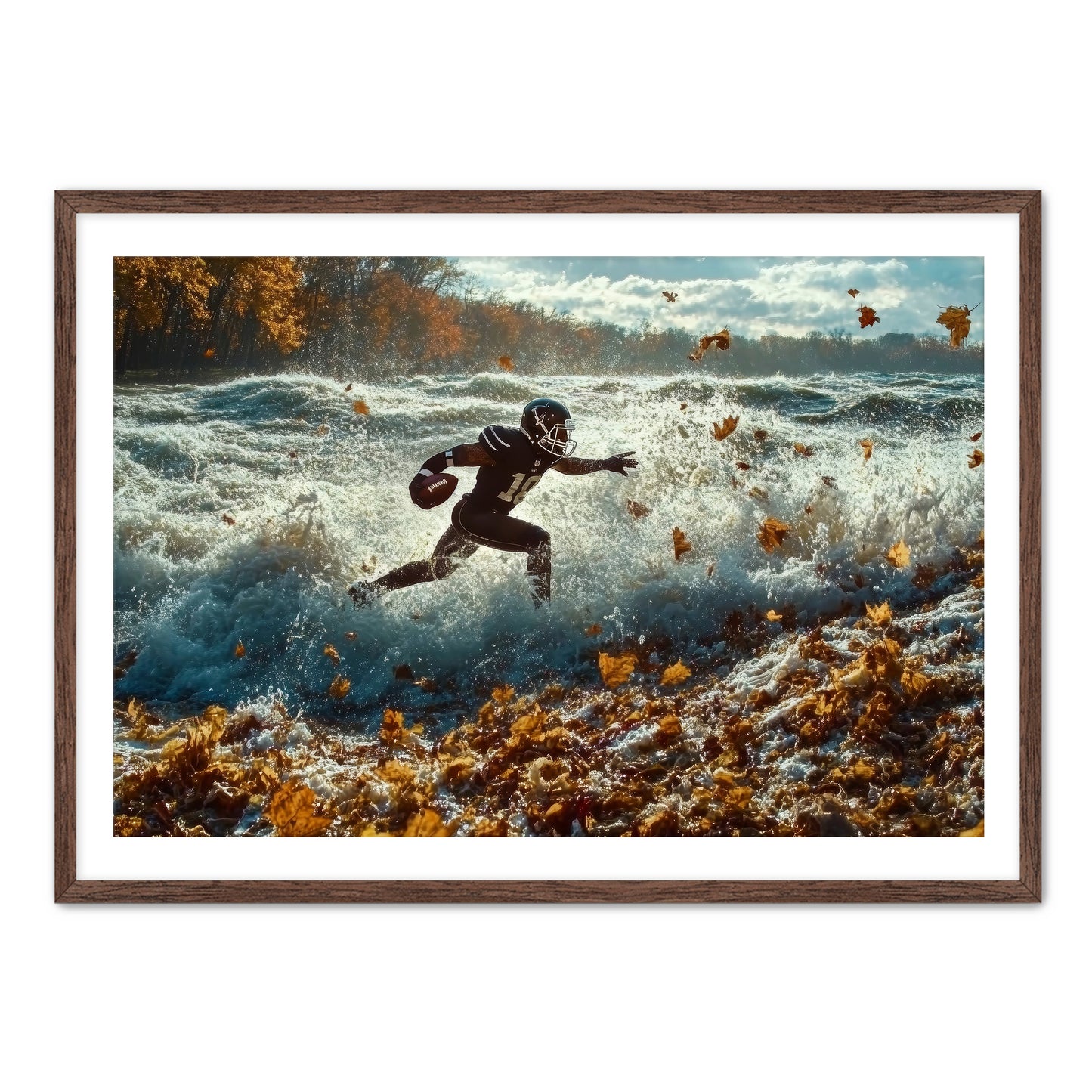 Football Shore  Wall Art