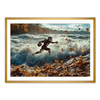 Football Shore  Wall Art