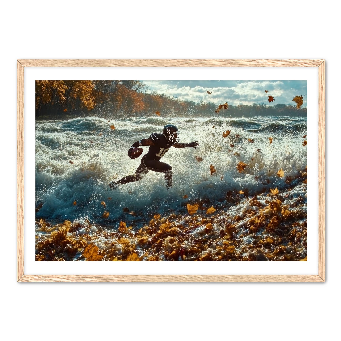 Football Shore  Wall Art