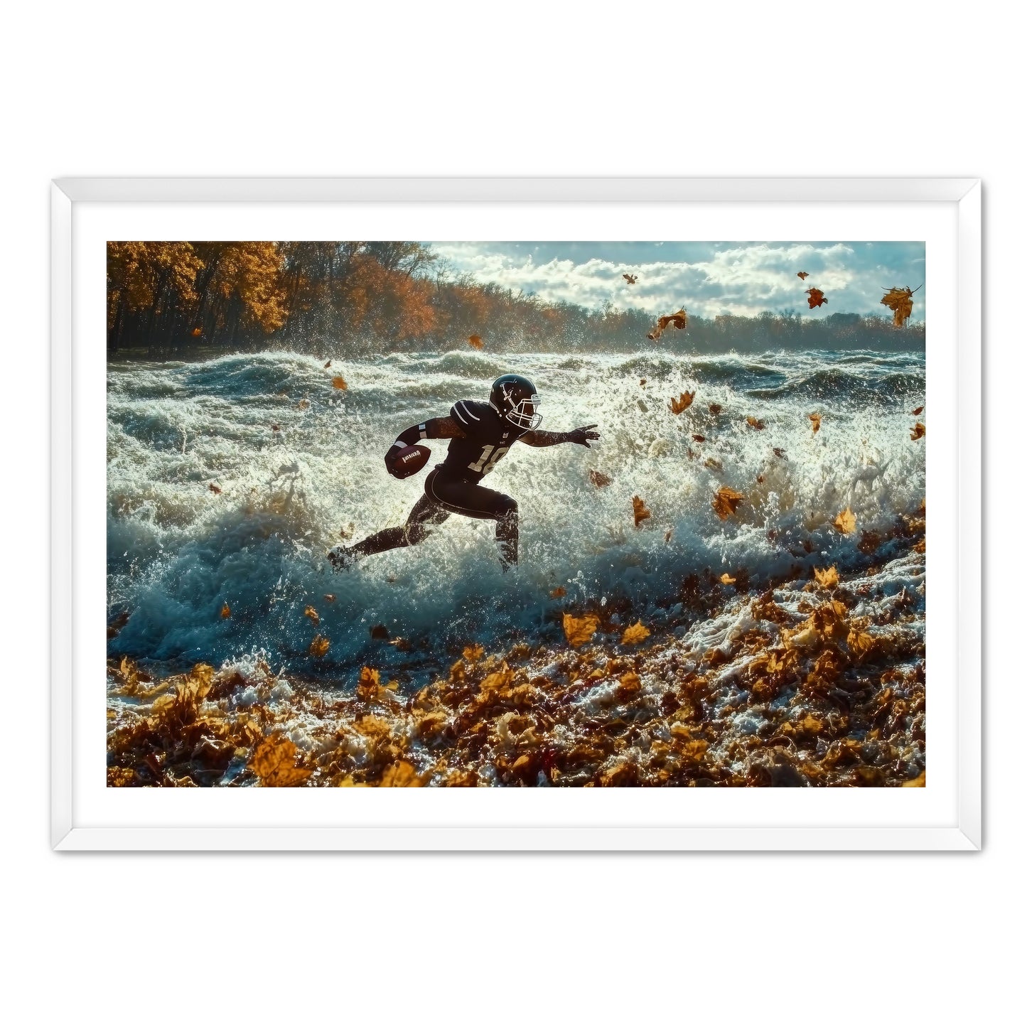 Football Shore  Wall Art