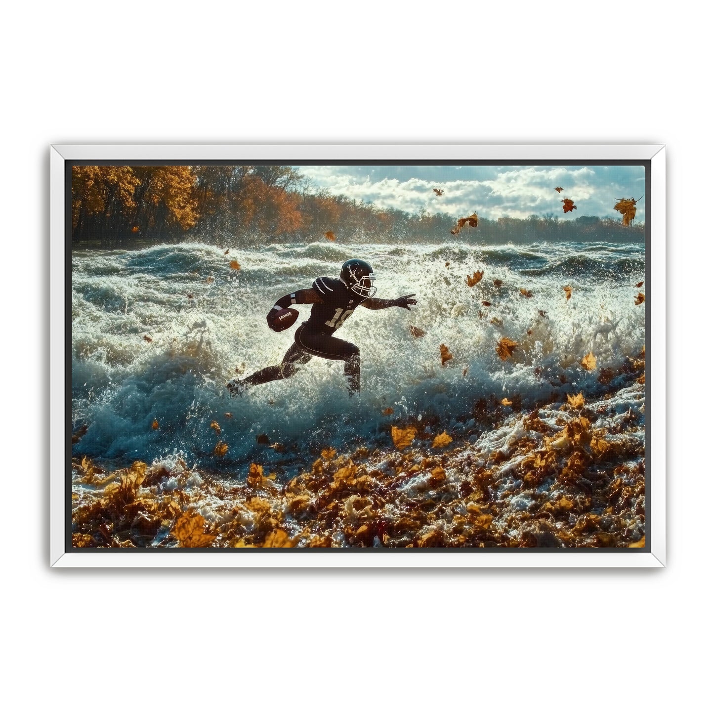 Football Shore  Wall Art