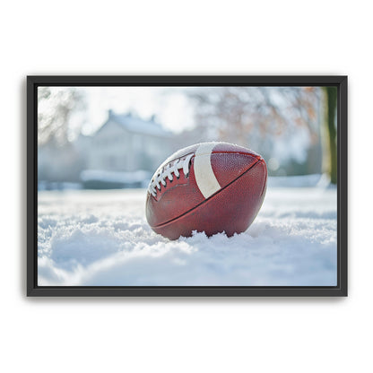 Football in Snow  Wall Art