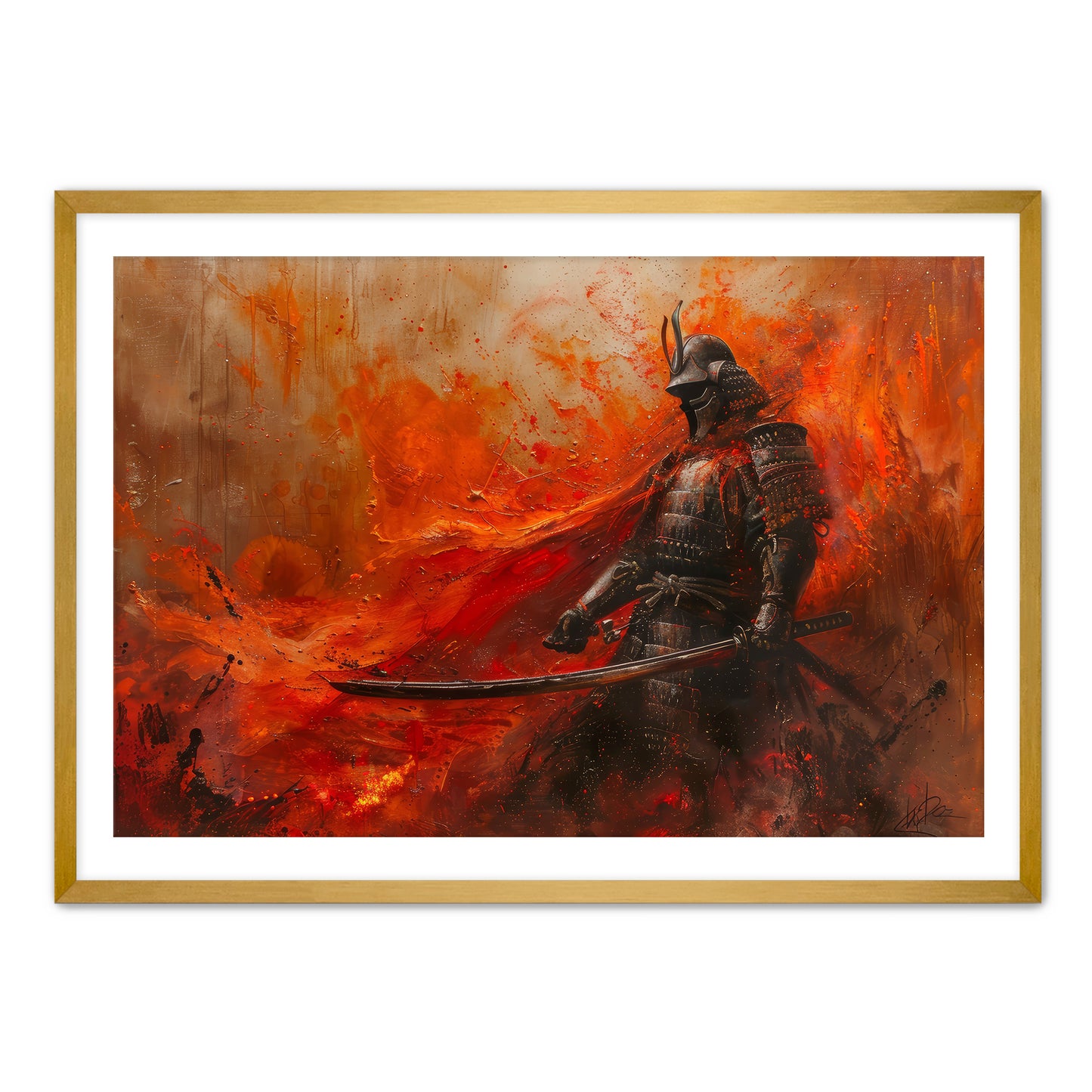 For Honor I Die Samurai Wall Art