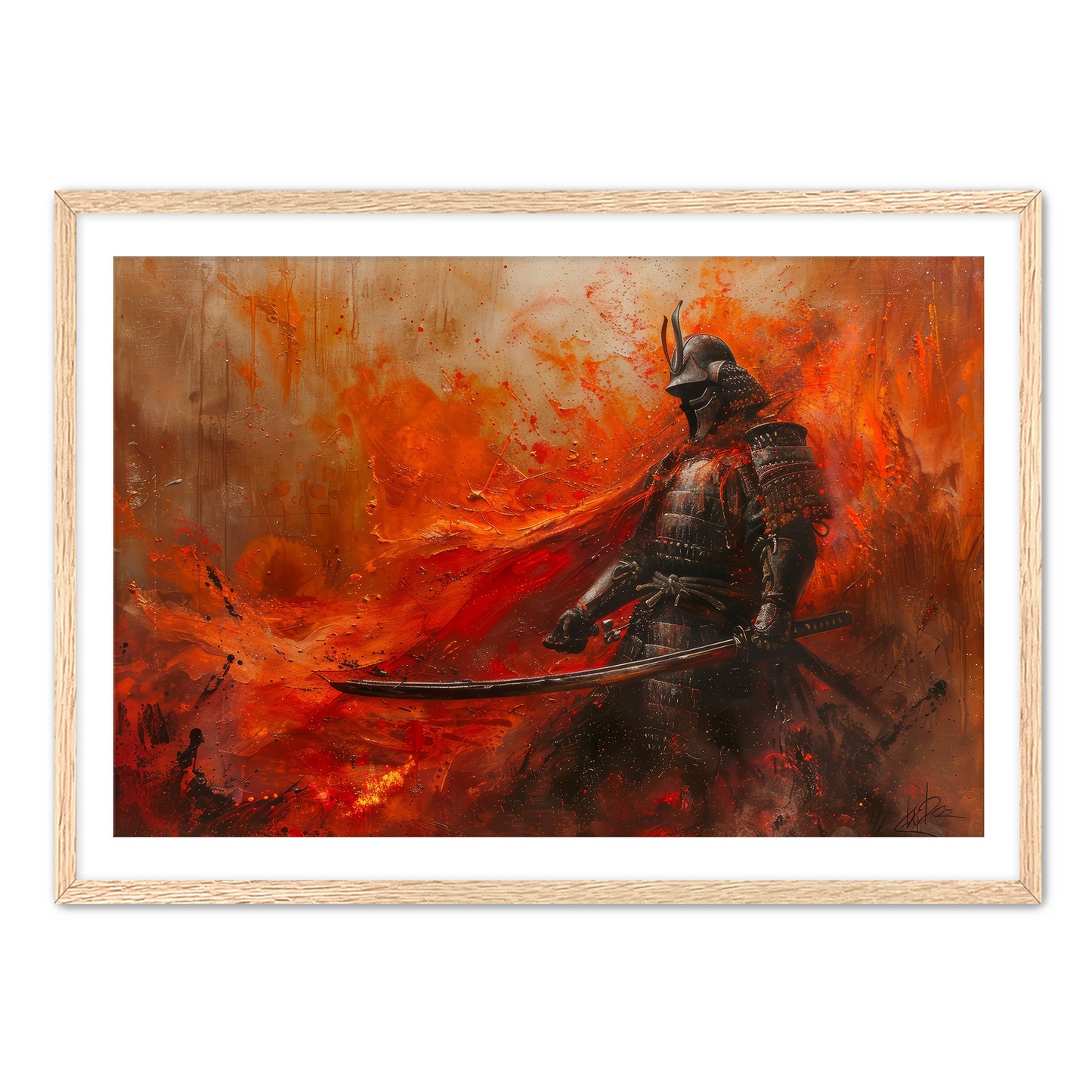 For Honor I Die Samurai Wall Art