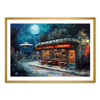 Foreign Diner  Wall Art