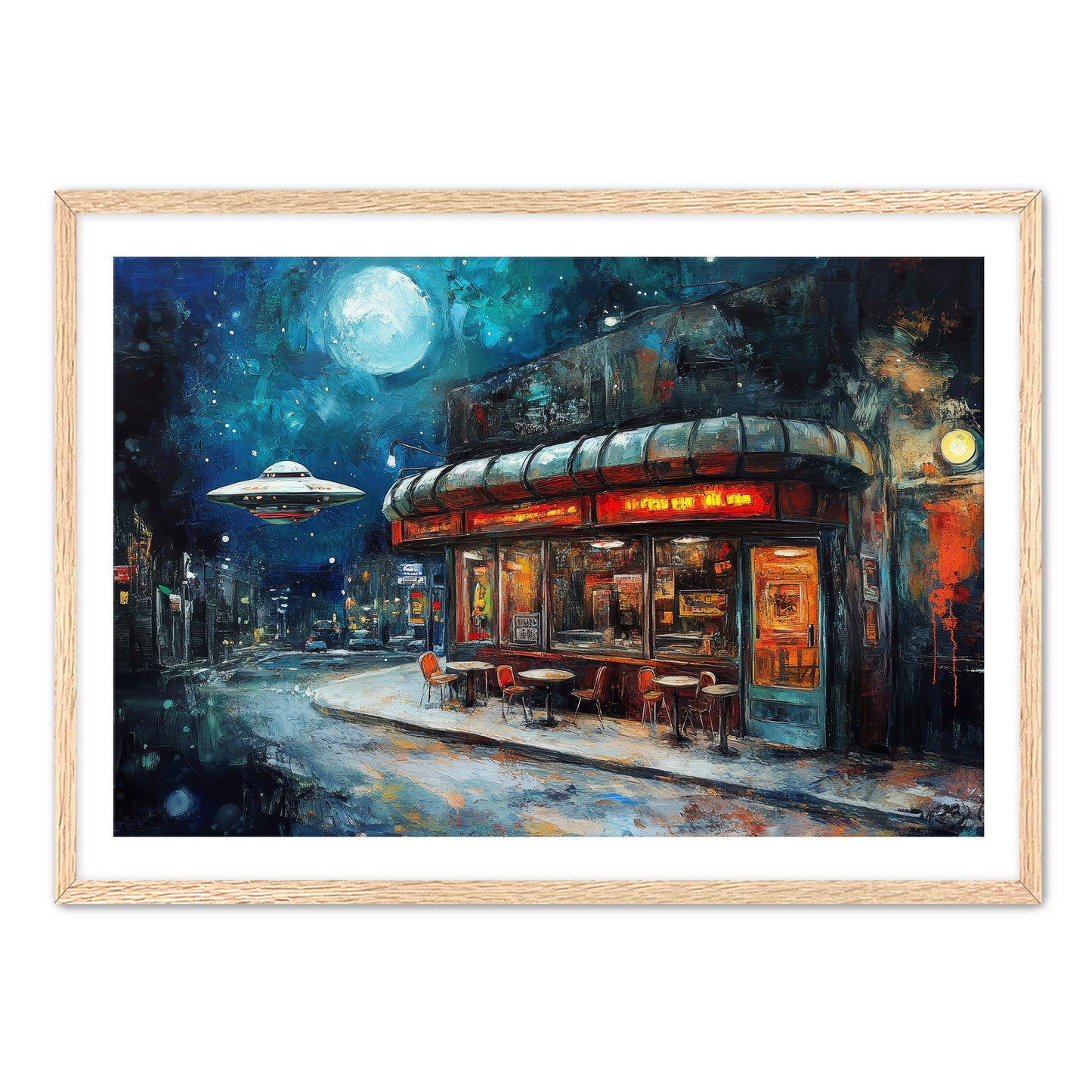Foreign Diner  Wall Art