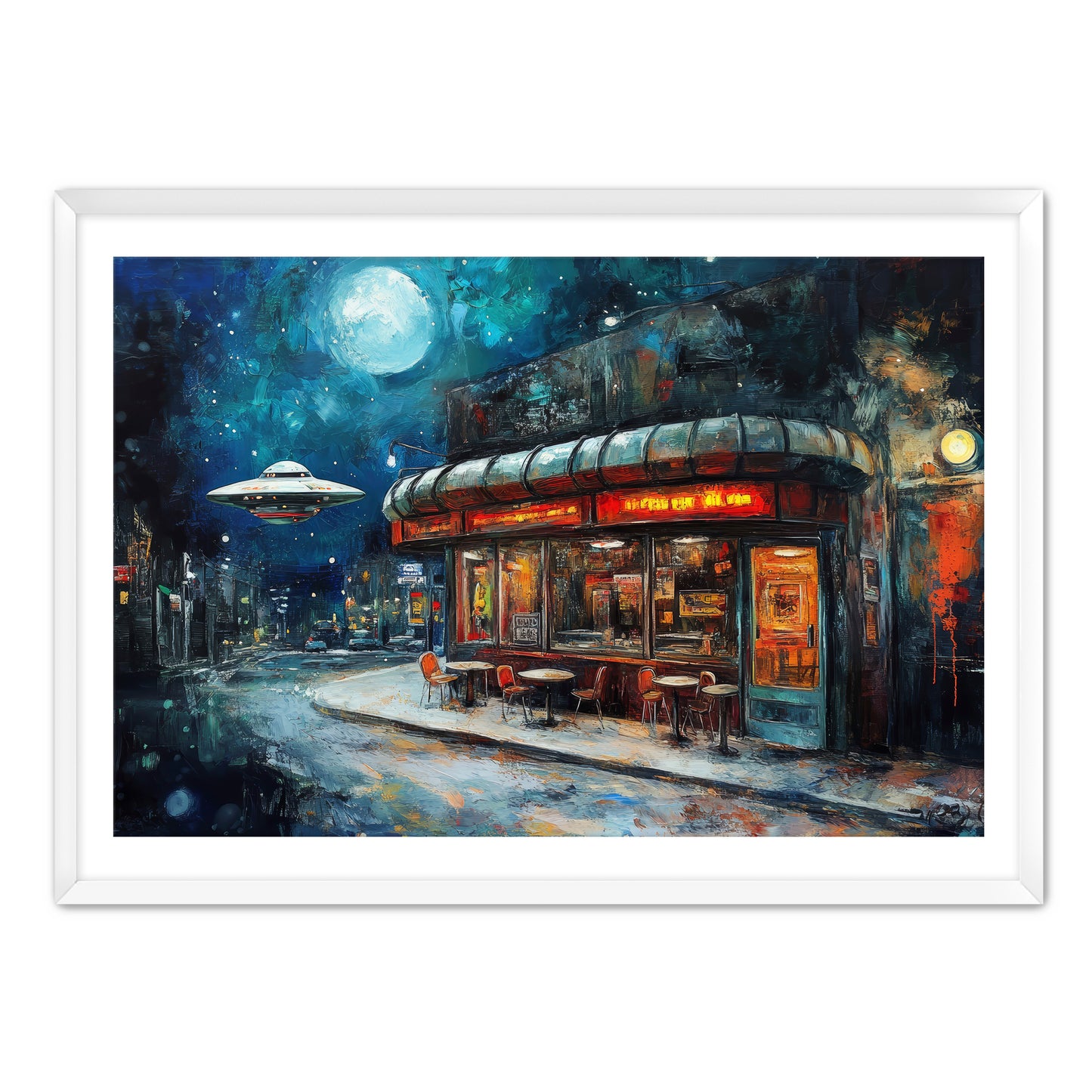 Foreign Diner  Wall Art