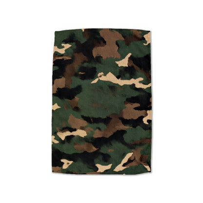 Forest Camo Pattern Hand Towel