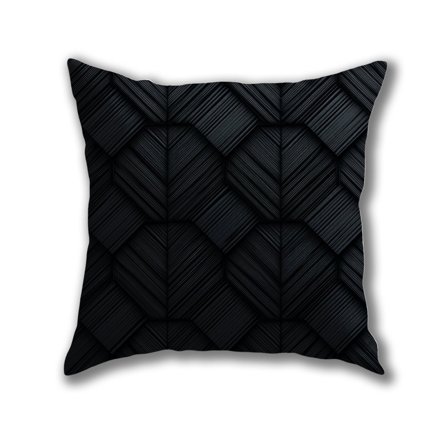 Geometric Weave Pattern Pillow