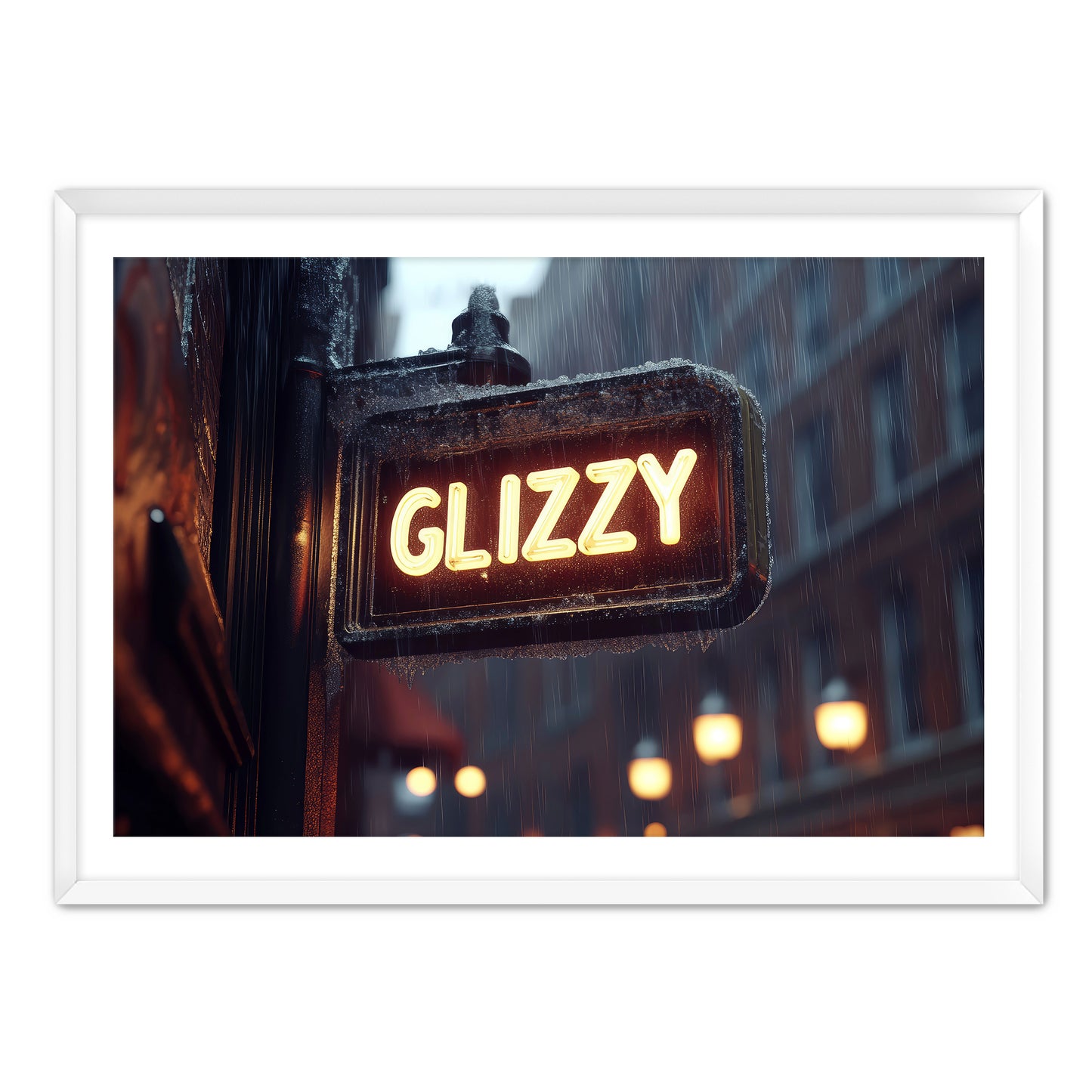 Glizzy Sign  Wall Art