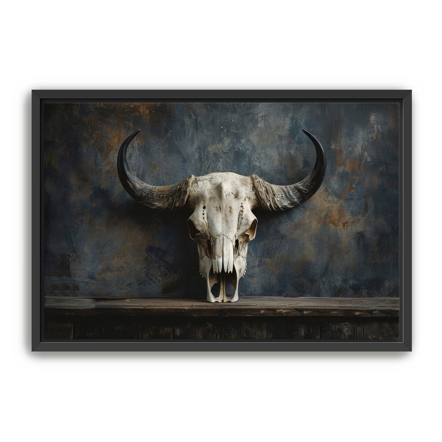 Gothic Bison Skull  Wall Art