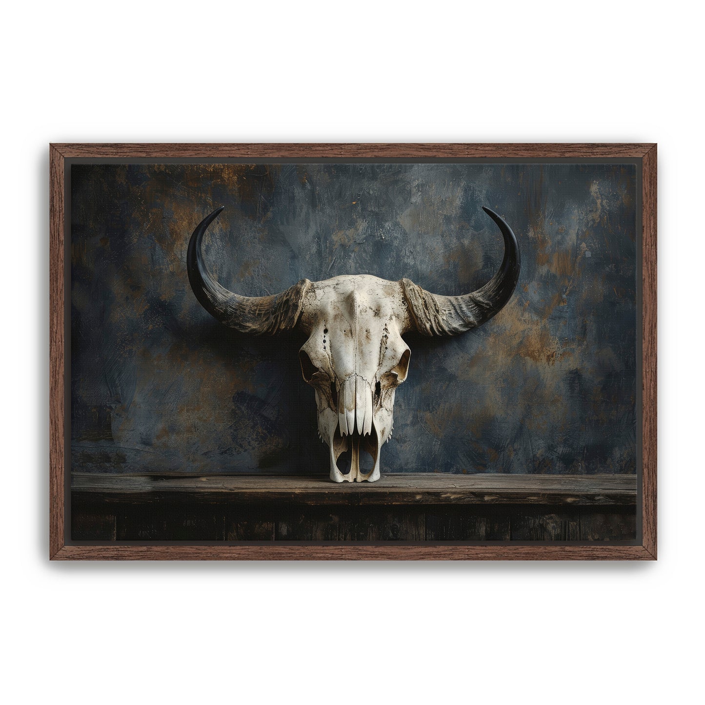 Gothic Bison Skull  Wall Art